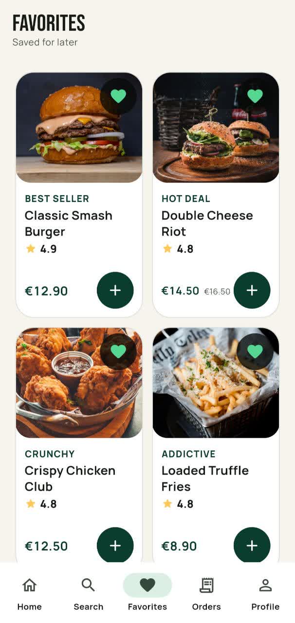 My Burger App visual 4